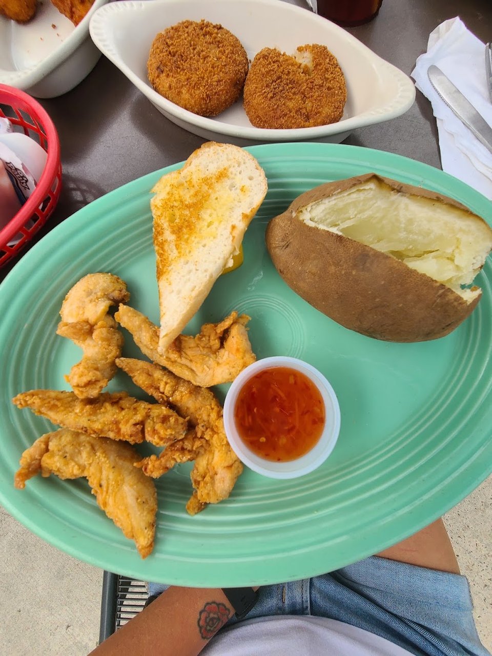 Chicken Tenders Baked Potato
